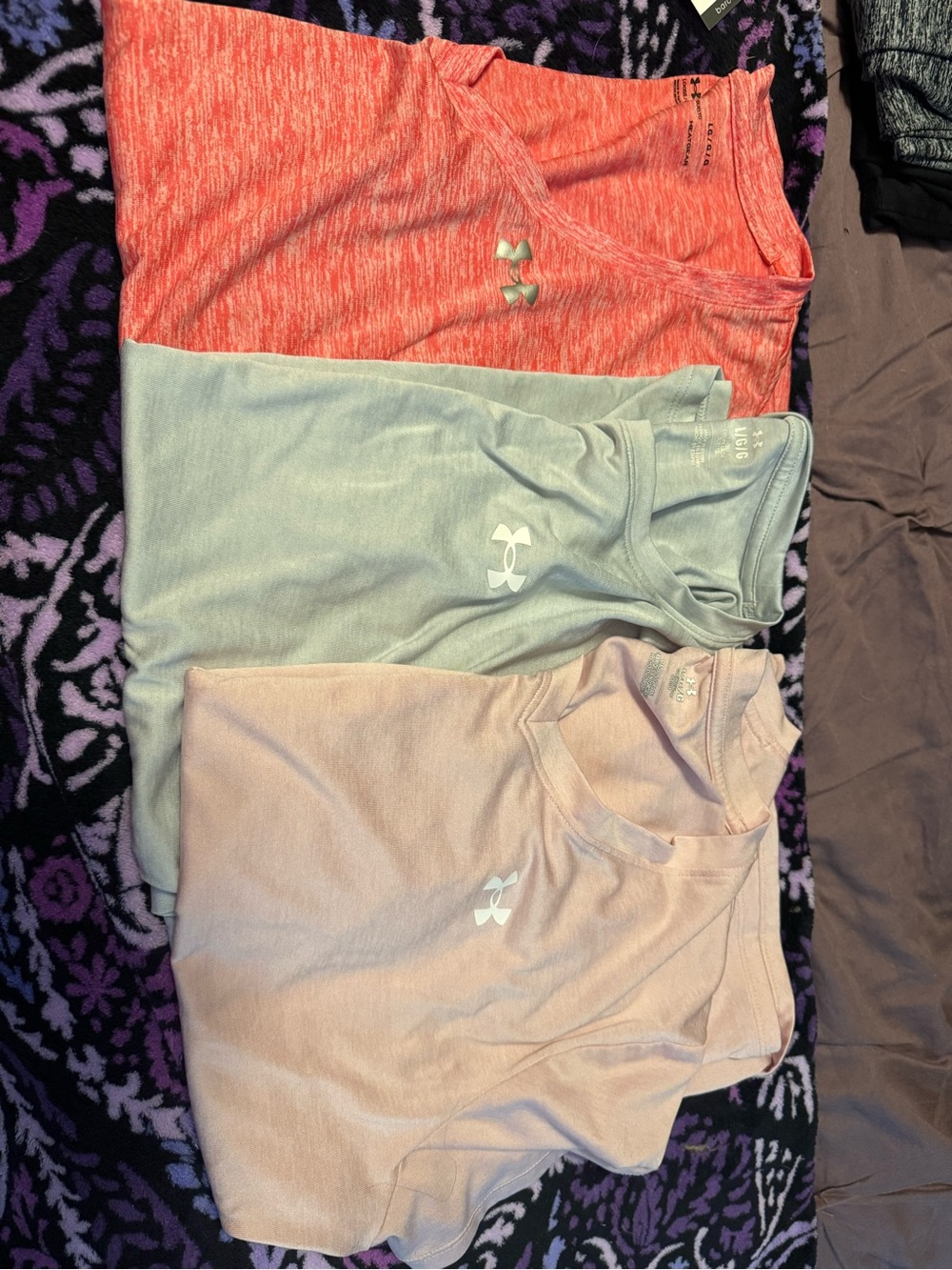 Under Armour Women's Tanks in Coral, light blue , Blush